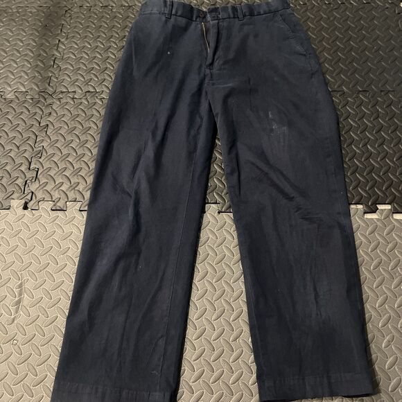 Rare Vtg Polo Ralph Lauren GOLF Stretch Classic Fit Men Pants 30x31 slacks navy - Picture 1 of 7